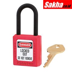 Master Lock 406RED Red Dielectric Zenex™ Thermoplastic Safety Padlock