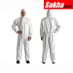 3M 4515 COVERALL WHITE TYPE 5/6 SIZE L