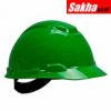 3M H-704P 4-Point Pinlock Suspension Hard Hat, Green