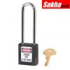 Master Lock 410LTBLK Black Zenex™ Thermoplastic Safety Padlock