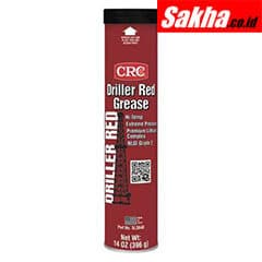 CRC SL3640 Driller Red Grease Extreme Pressure Lithium Complex Grease - 14 Oz