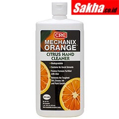 CRC Mechanix Orange Citrus Lotion Hand Cleaner W Pumice SL1712 - 16 Oz
