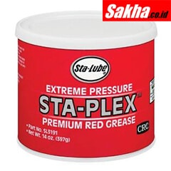 CRC SL3191 Sta-Plex Extreme Pressure Premium Red Grease - 14 Oz