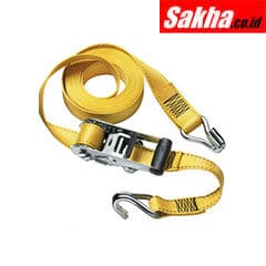 Master Lock 3058DAT 15ft (4,6m) x 1-12in (38mm) Ratchet Tie-Down with Strap Trap™; Yellow