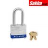 Master Lock 3LFBLU Blue Laminated Steel Safety Padlock, 1-916in (40mm) Wide with 1-12in (38mm) Tall Shackle