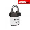 Master Lock 6121WHT 2-18in (54mm) Wide ProSeries® Weather Tough® Laminated Steel Rekeyable Pin Tumbler Padlock, White