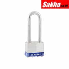 Master Lock 1DLJ 1-34in 44mm Wide Laminated Steel Pin Tumbler Padlock with 2-12in (64mm) Shackle