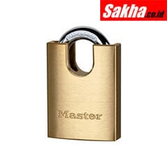 Master Lock 2240EURD 40mm wide solid brass body padlock with shrouded shackle