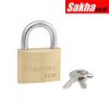 Master Lock 4160 60mm wide v-line brass padlock