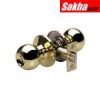 Master Lock BAO0103 Ball Style Knob Entry Door Lock; Polished Brass