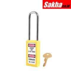 Master Lock 411KAMKW417YLW Yellow Zenex Thermoplastic Safety Padlock