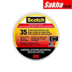 3M Scotch® Vinyl Electrical Tape, Yellow