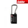 Master Lock 4696D 1-516in (35mm) Wide Set Your Own Resettable Numeric Combination TSA-Accepted Luggage Lock with Extended Reach Shackle