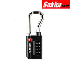 Master Lock 4696DWD 1-516in (35mm) Wide Set Your Own Resettable WORD Combination TSA-Accepted Luggage Lock with Extended Reach Shackle