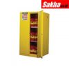 JUSTRITE 896000 Yellow Flammable Safety Cabinet (Storage) 60 Gallon