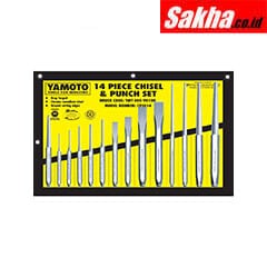 Yamoto YMT5059010K CHROME VANADIUM CHISEL & PUNCH SET (14-PCE)