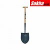 Sitesafe SSF5227786G SOLID SOCKET WOODEN T ROUND MOUTH SHOVEL No.2