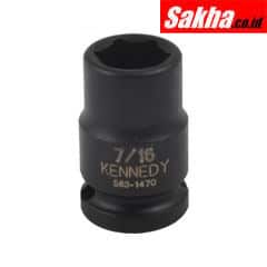 Kennedy KEN5831430K 1/4 Inch A/F IMPACT SOCKET 3/8 Inch SQ DR