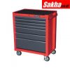 Yamoto YMT5940580K 7-DRAWER ROLLER CABINET - RED