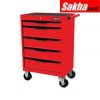 Yamoto YMT5941620K RED-27 Inch 5 DRAWER ROLLER CABINET