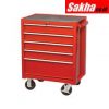 Kennedy-Pro KEN5945540K Red 5-Drawer Professional Roller Cabinet