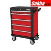 Kennedy-Pro KEN5942140K RED-28 Inch 5 DRAWER PROFESSIONAL ROLLER CABINET