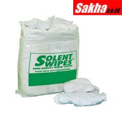 Solent SOL9301100K Cleaning.Grade 1 White Wipes - 10kg