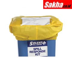Solent SOL7429001A Spill Control Yellow Audit Spill Cover for 120ltr bins