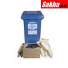 Solent SOL7422655F Spill Control SUSTAINABLE SPILL KIT;OIL-ONLY 120LTR WHEEL BIN