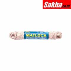Matlock MTL9785910K No.8 6mm S.B. COTTON RED SPOT SASH CORD 10M HANK