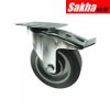 Atlas ATL9451492K Workholders BRAKED SWIVEL PLATE 160mm GREY RUBBER TYRE