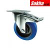 Atlas ATL9451570K Workholders BRAKED SWIVEL PLATE 125mm BLUE RUBBER TYRE - Copy