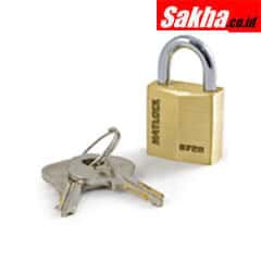 Matlock MTL9506722K Brass Key Padlock - 20mm