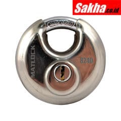 Matlock MTL9508240K Stainless Steel Disc Key Padlock - 70mm