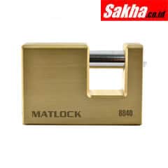Distributor MTL9508840K Matlock Lock Block Brass Key Padlock - 63mm, Jual MTL9508840K Matlock Lock Block Brass Key Padlock - 63mm, Agen MTL9508840K Matlock, Supplier MTL9508840K Matlock