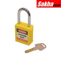 Matlock MTL9507960K Safety Lockout Yellow Key Padlock - 20mm