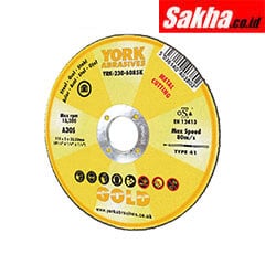 York YRK2306085K Abrasives Gold 115x3x22 23mm A30S FLATCUTTING DISC