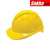 Tuffsafe TFF9571220K Yellow ABS Vented Safety Helmet