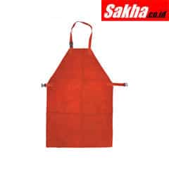 Kennedy KEN8855440K Red Chrome Leather Welders Apron With Buckles 24 x 36