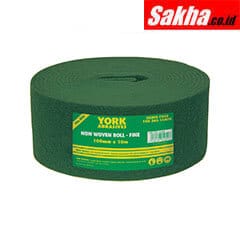 York YRK2451640K 100mmx10m Non-Woven Roll Fine G Purpose Green