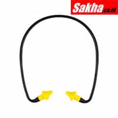 Tuffsafe TFF9581660K Banded Earplug 21dB Yellow Plug Black Band