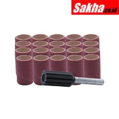 York YRK2059300K 22 x 20mm Aluminium Oxide spiral Sanding Band Kits - 21 Peice