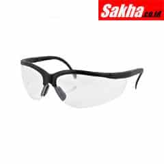 Tuffsafe TFF9601580K Wraparound Clear Lens Safety Glasses With Extendable Arms
