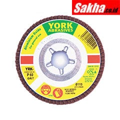 York YRK2209020K 100 x 16mm Flap Discs - Conical - Aluminium Oxide - Aluminium Backed
