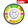 York YRK2209140K 115 x 22mm Flap Discs - Conical - Aluminium Oxide - Aluminium Backed P80