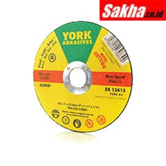York YRK2305200K 125x3x22mm A30-R BF type 41 Reinforced Cutting disc - Pack of 10