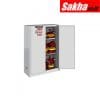 Justrite Sure-Grip® EX Flammable Safety Cabinet 45 Gallon, 2 Self-Close Doors, White