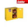 Justrite Sure-Grip® EX Flammable Safety Cabinet 30 Gallon, 2 Self-Close Doors