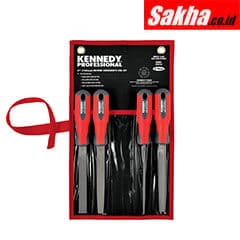 Kennedy-Pro KEN0309740K 150mm (6) 4 Piece Second Cut Engineers File Set with Handles