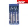 Senator SEN0330600K 160mm (6 1-2) 6 Piece Medium Grade Diamond File Set